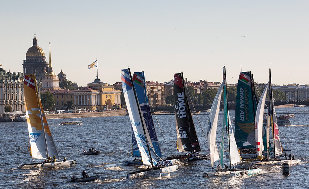 Extreme Sailing Series 2015 Act 6. St Petersburg (Fotoğraf: Lloyd Images) 