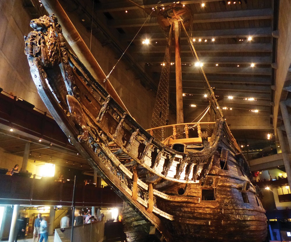 İsveç'in ünlü savaş gemisi yüzakı Vasa