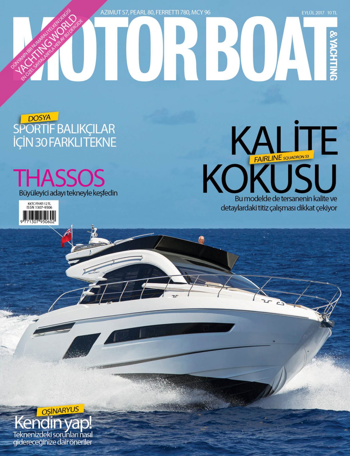 Motor Boat & Yachting Türkiye - Eylül Sayısı, 2017