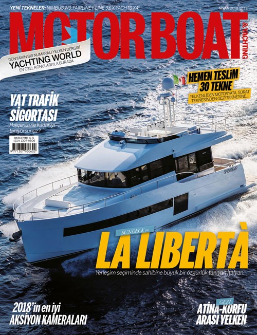 Motor Boat & Yachting Türkiye - Ocak sayısı kapağı, 2018