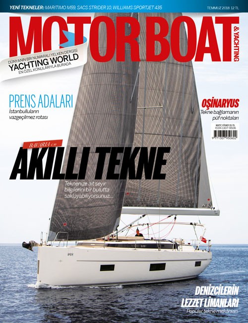 Motor Boat & Yachting Türkiye - Ocak sayısı kapağı, 2018