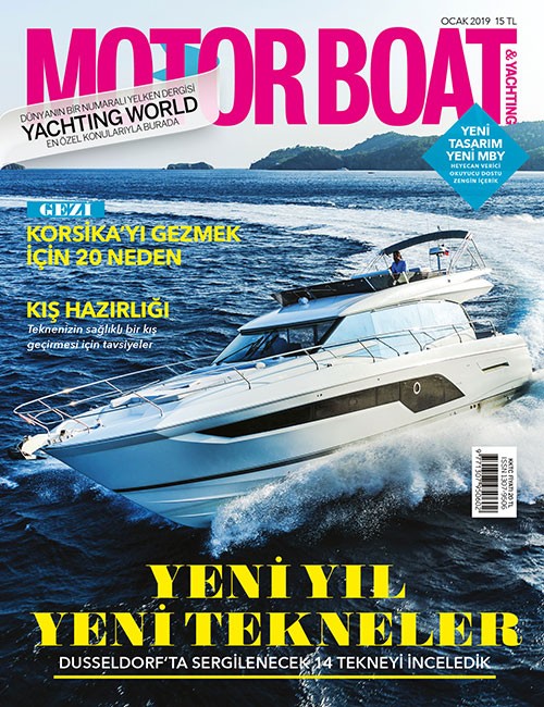 Motor Boat & Yachting Türkiye - Ocak sayısı kapağı, 2019