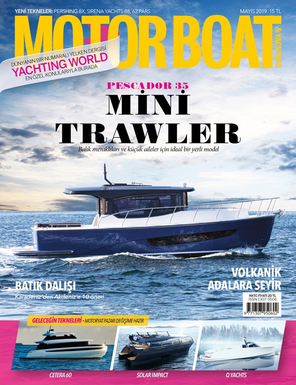 Motor Boat & Yachting Türkiye - Mayıs sayısı kapağı, 2019