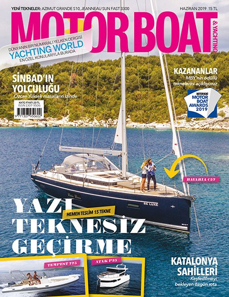 Motor Boat & Yachting Türkiye - Haziran sayısı kapağı, 2019