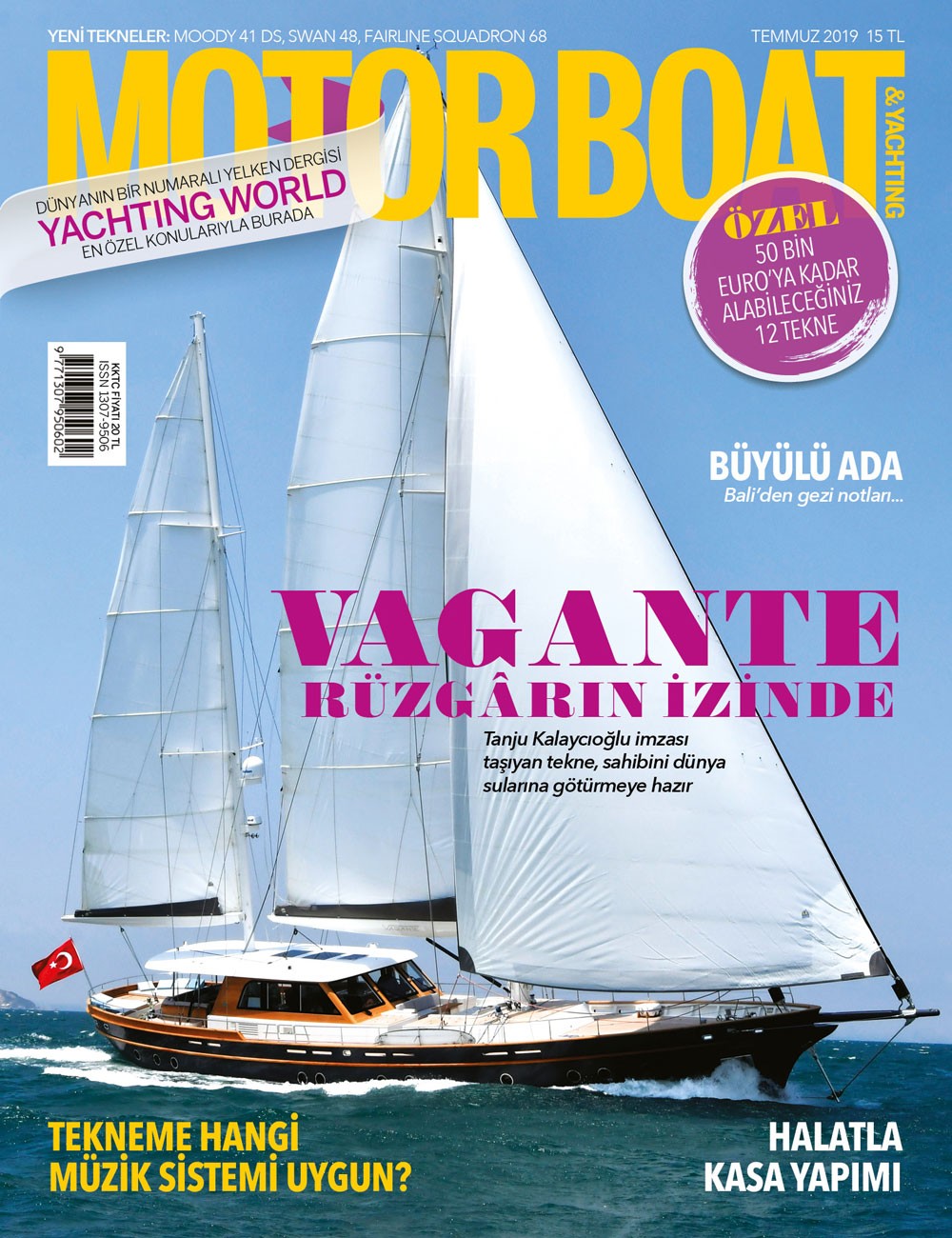 Motor Boat & Yachting Türkiye - Haziran sayısı kapağı, 2019