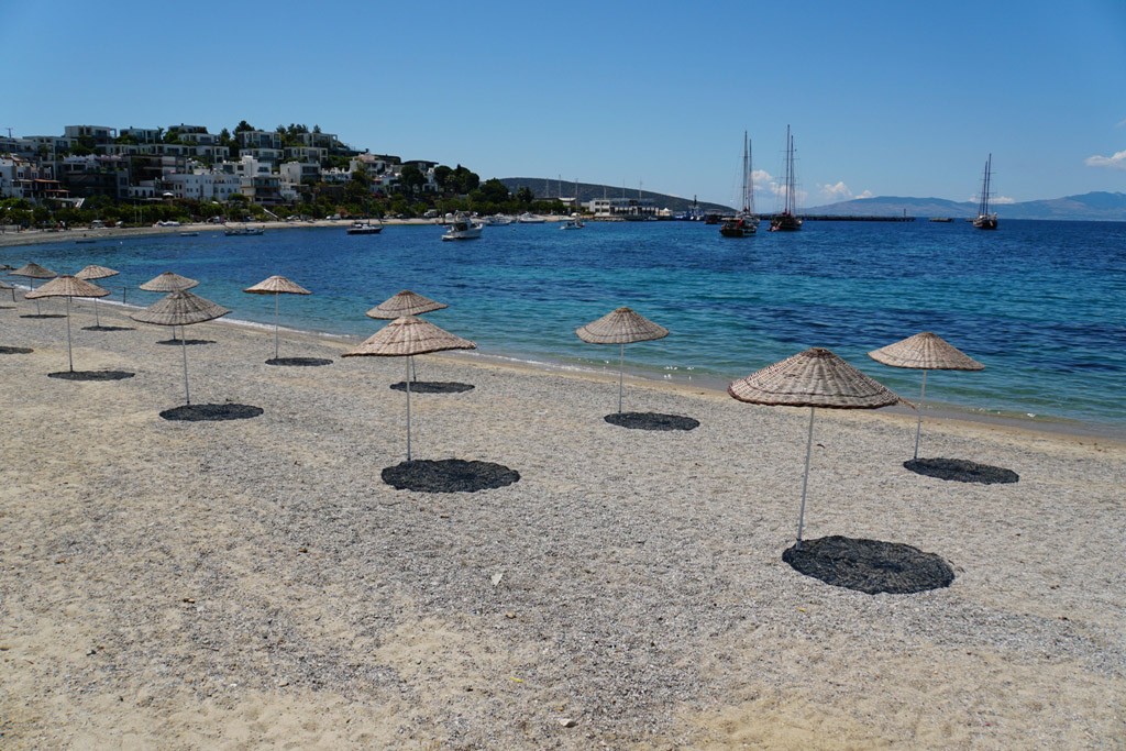 Bodrum halk plajları kullanıma hazır