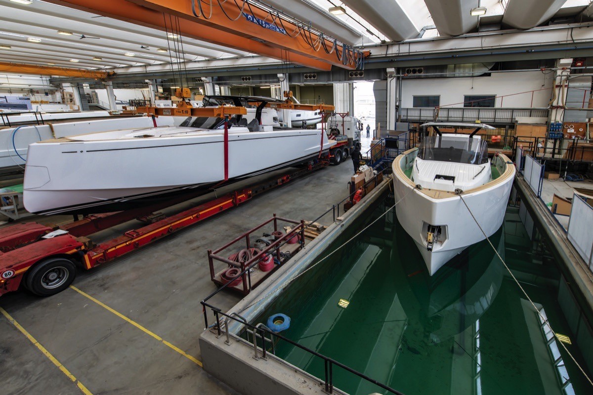 Pardo Yachts - Tersane üretim hattı