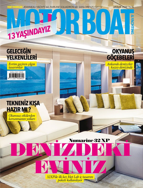 Motor Boat & Yachting Türkiye - Aralık 2020 sayısı kapağı, 2020