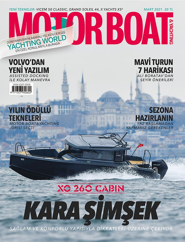 Motor Boat & Yachting Türkiye - Mart 2021 sayısı kapağı, 2021