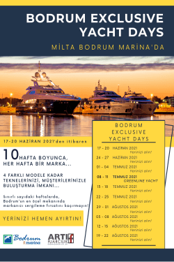 Bodrum Yacht Fest programı