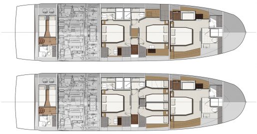 Prestige 690 - Yerleşim planı