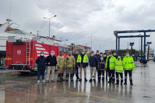 Çeşme Marina tatbikat