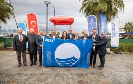 İzmir Marina’ya Mavi Bayrak