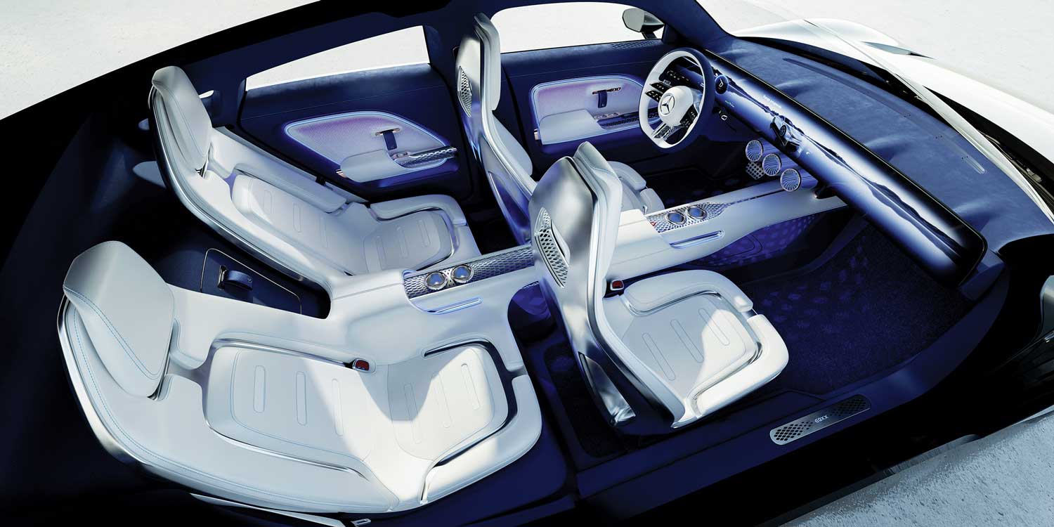 Mercedes Vision EQXX - İç tasarım