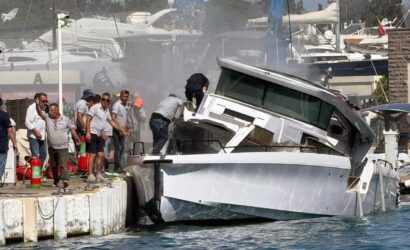 Bodrum’da korkutan tekne patlaması