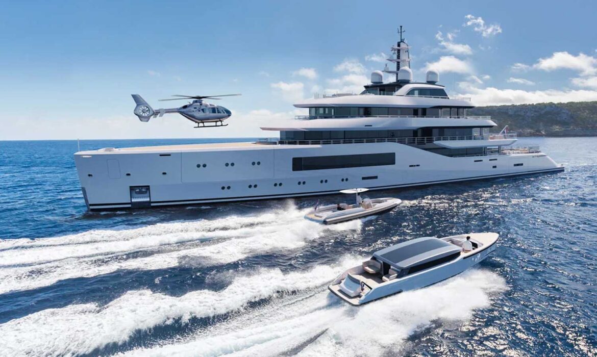 Damen Yachting’in yeni amiral gemisi Amels 80 test seyirlerine başladı