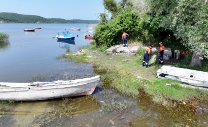 İstanbul barajlarından 5 ton atık toplandı