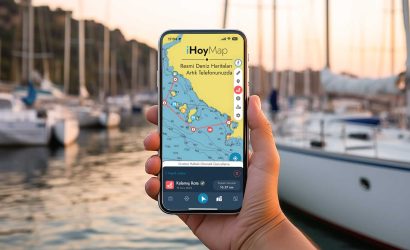 Tekneyle seyir iHoyMap ile artık daha güvenli ve kolay