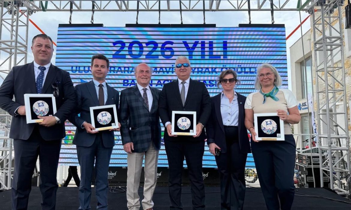 Setur Marinaları Mavi Bayrak Ödülü 2026 ödül töreni.