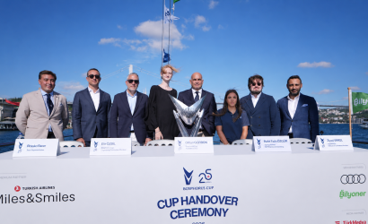 25. Bosphorus Cup öncesi geleneksel Kupa Devir Teslimi Boğaz’da gerçekleşti